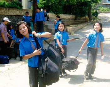 Kleider für die Heimreise