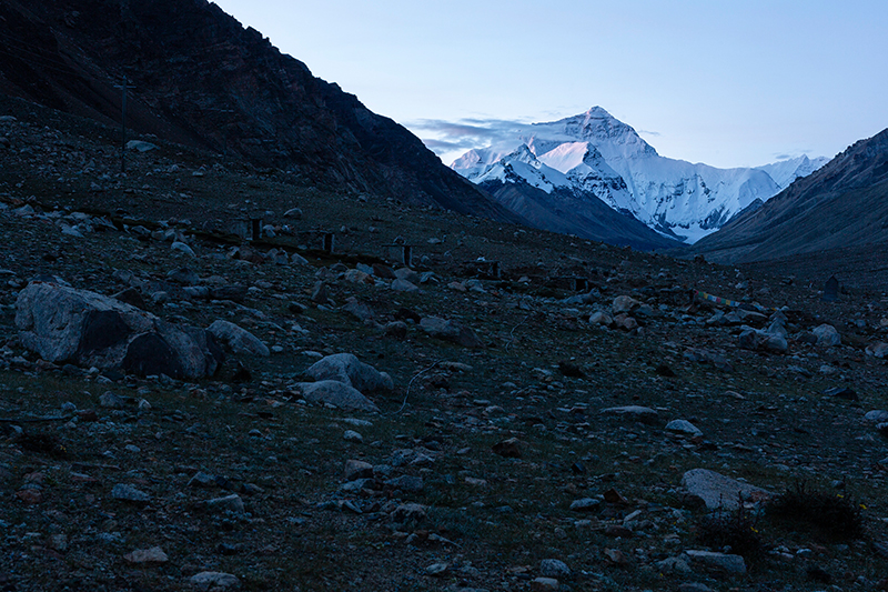 Morgenstimmung in Tibet